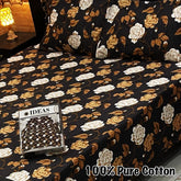 3-Piece Pure Cotton King Bed Sheet Set