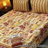 3-Piece Pure Cotton King Bed Sheet Set